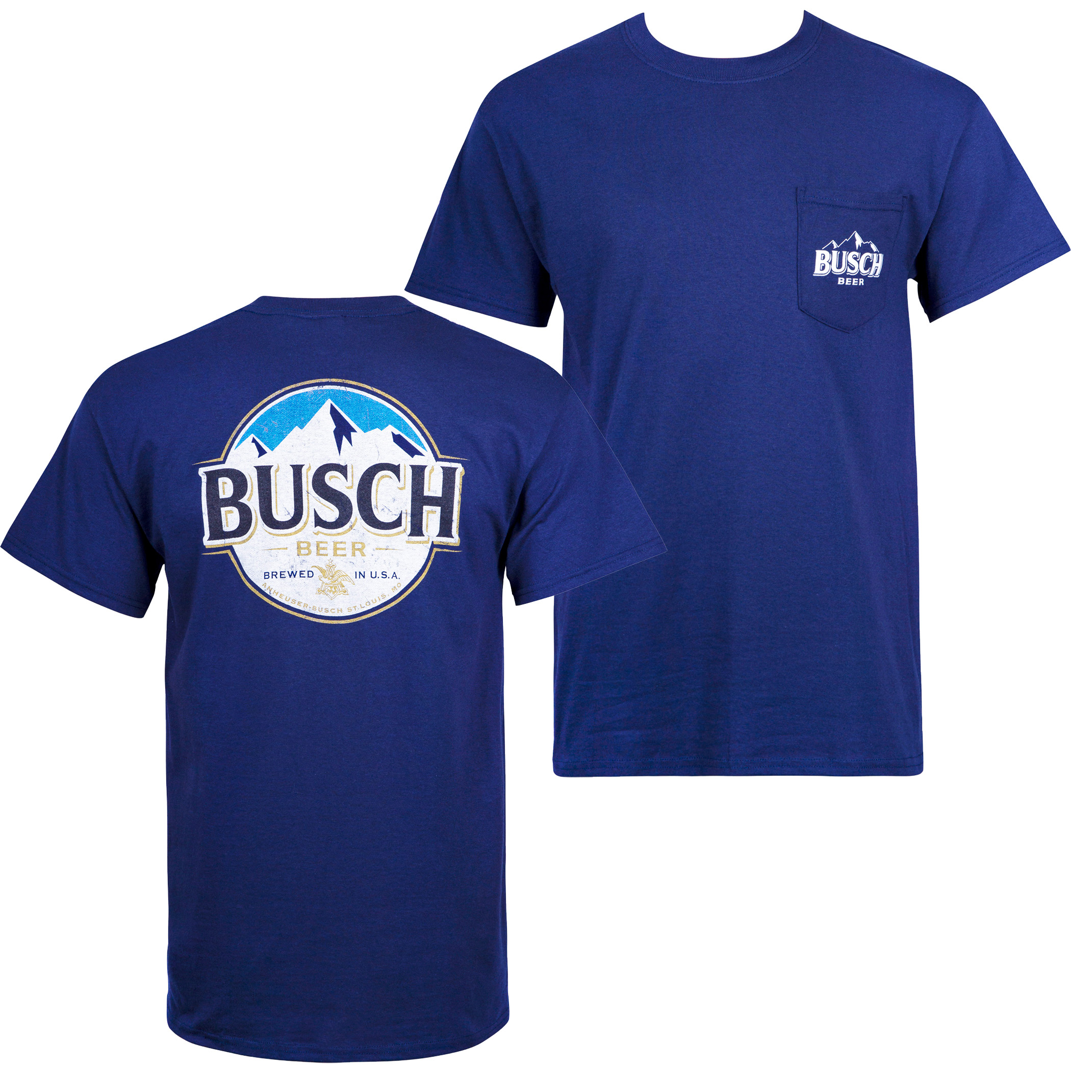 blues busch shirt