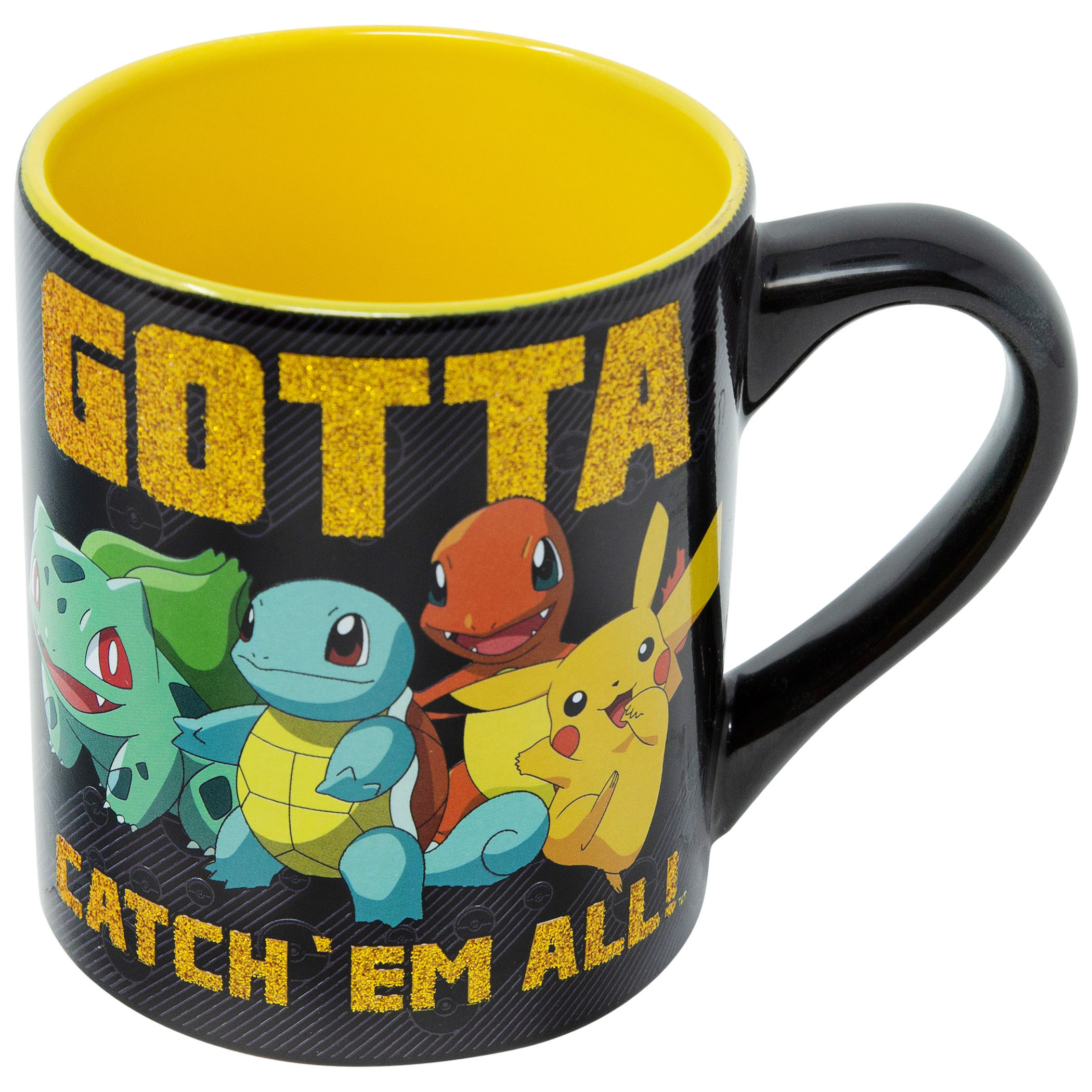 Pokemon Black And Yellow 14 Ounce Gotta Catch Them All Mug Pokemon Black And Yellow 14 Ounce Gotta Catch Them All Mug