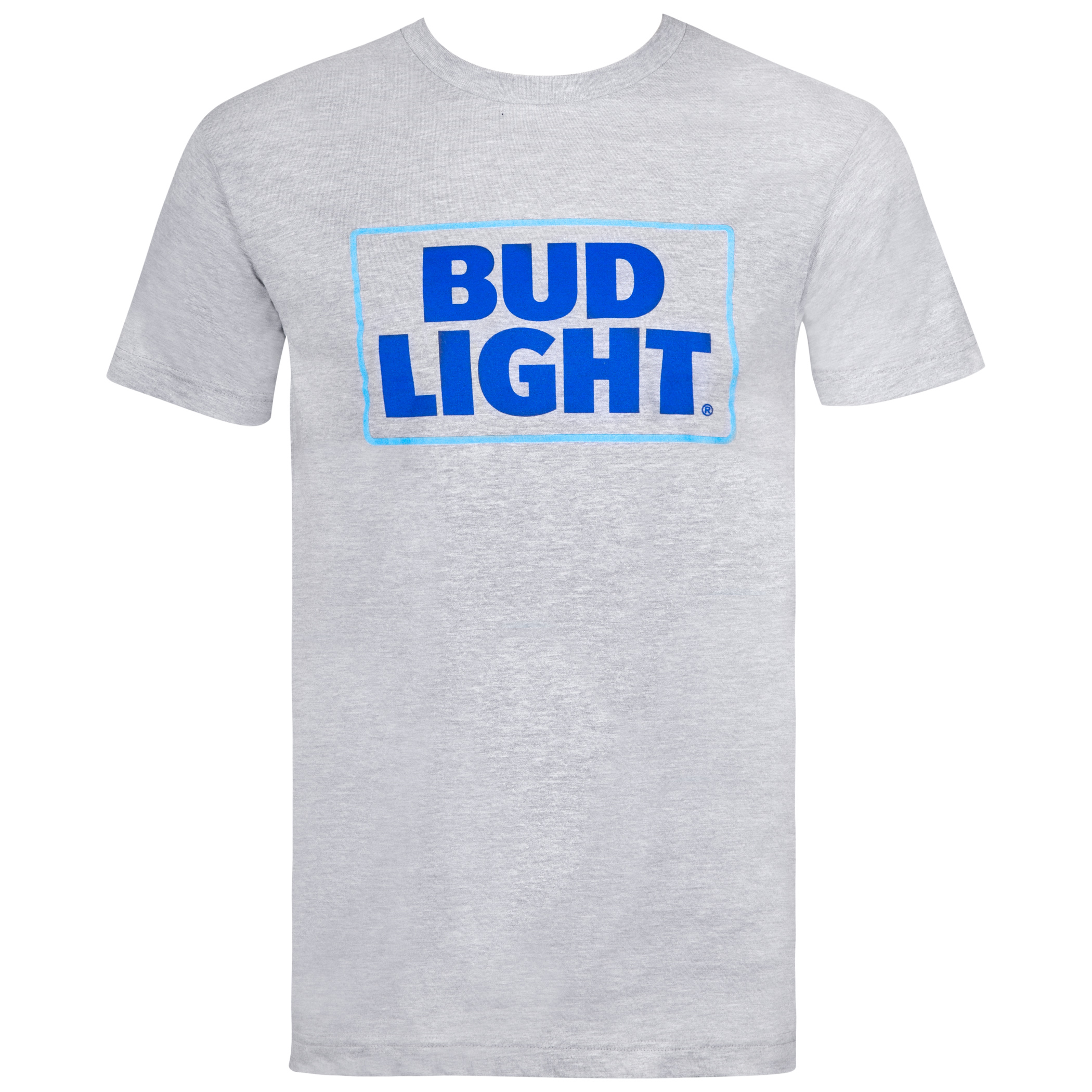 Bud Light Classic Logo Grey Tshirt Bud Light Classic Logo Grey Tshirt