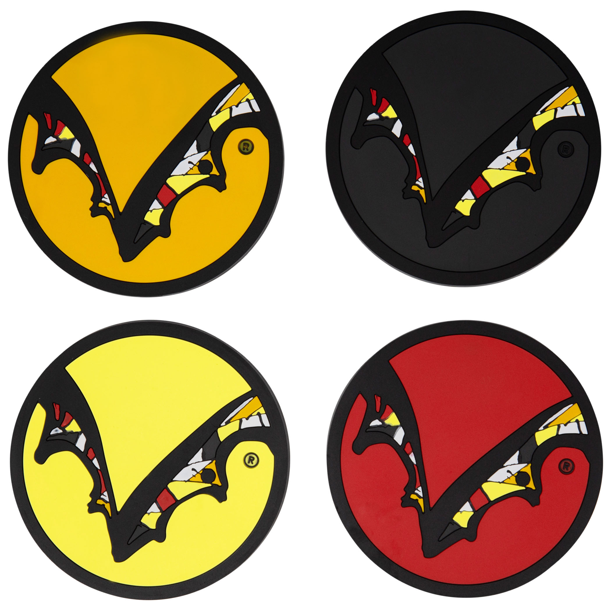 Flying Dog 4 Pack Silicone Coasters Flying Dog 4 Pack Silicone Coasters