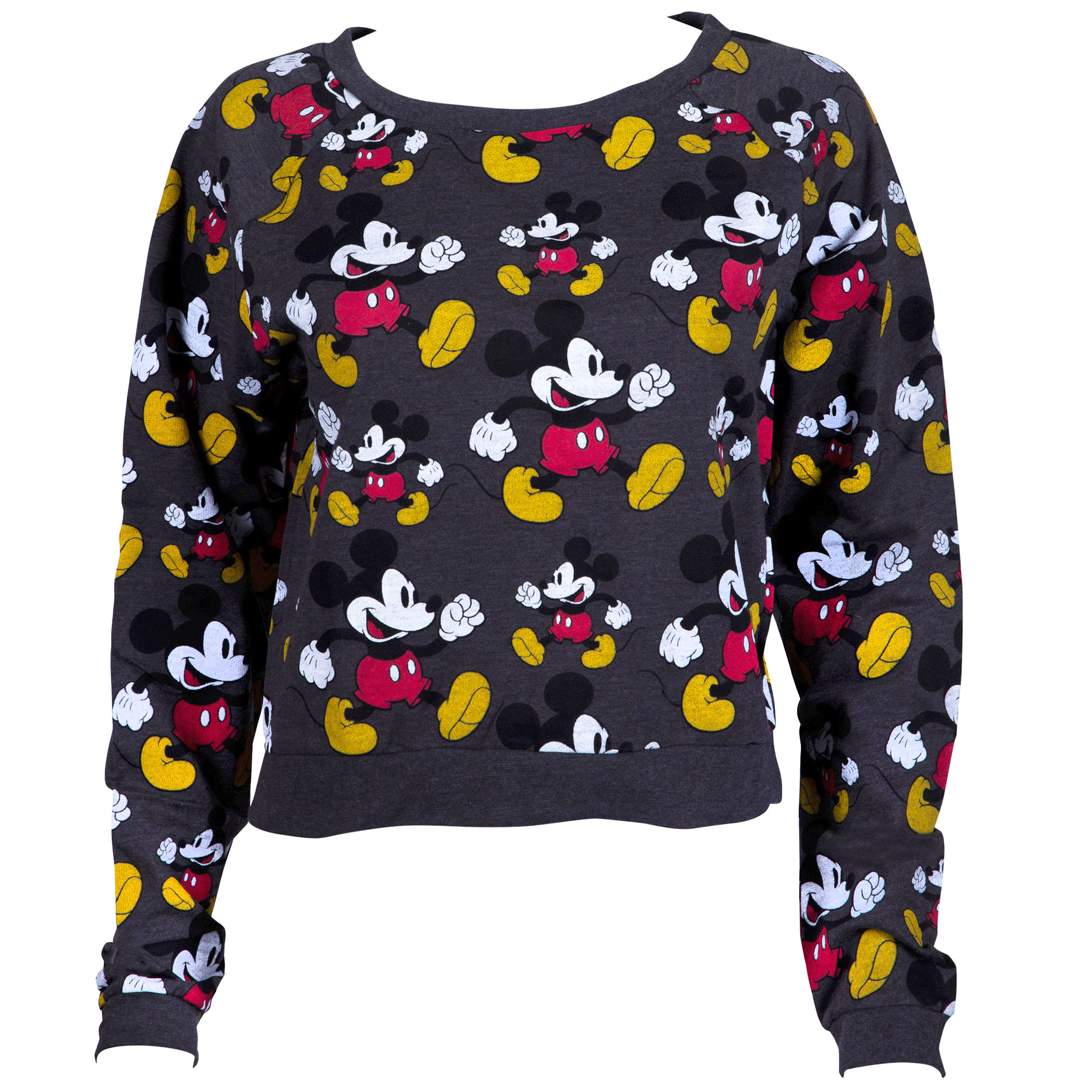 mickey mouse cropped hoodie