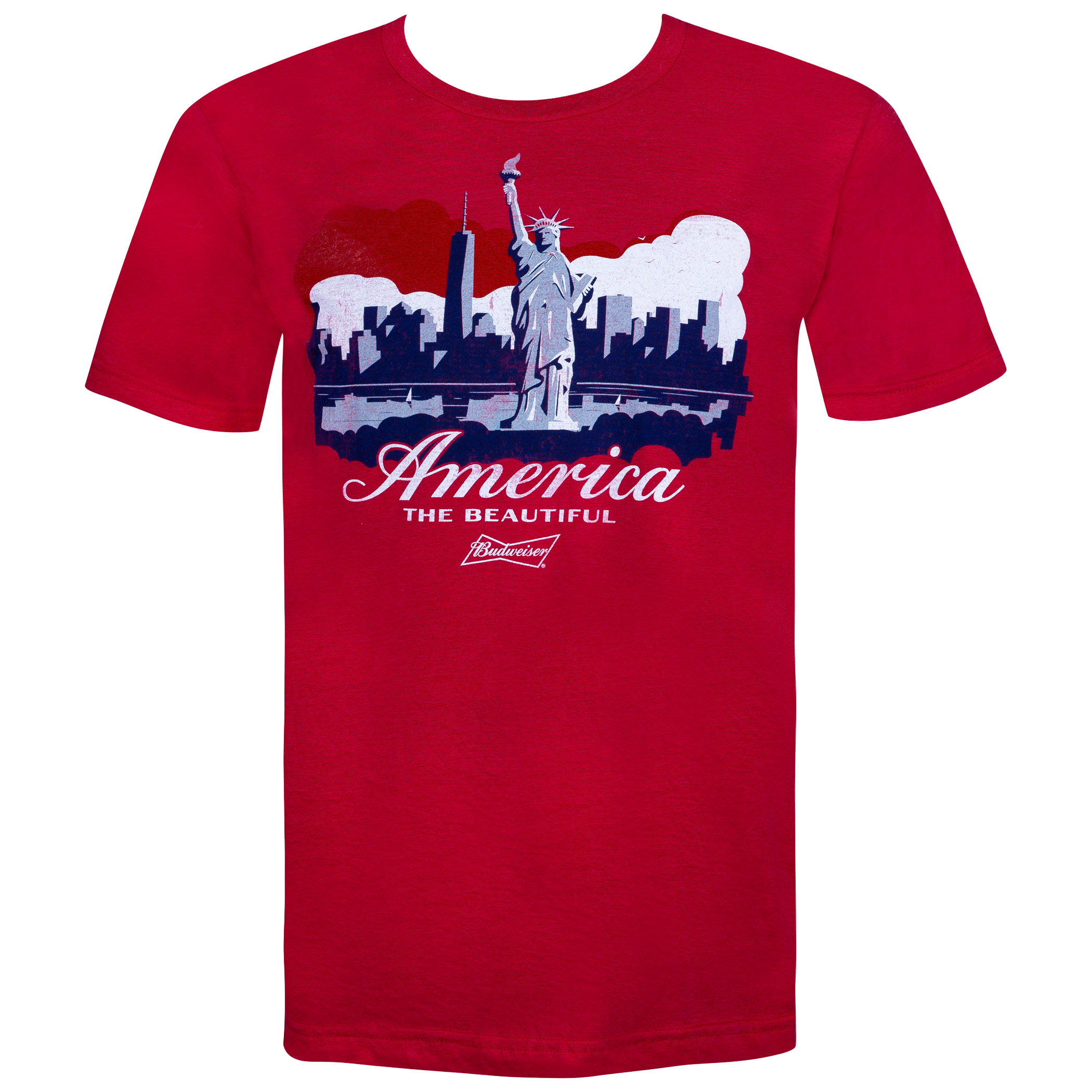 Budweiser Statue of Liberty NYC America Tshirt Budweiser Statue of Liberty NYC America Tshirt
