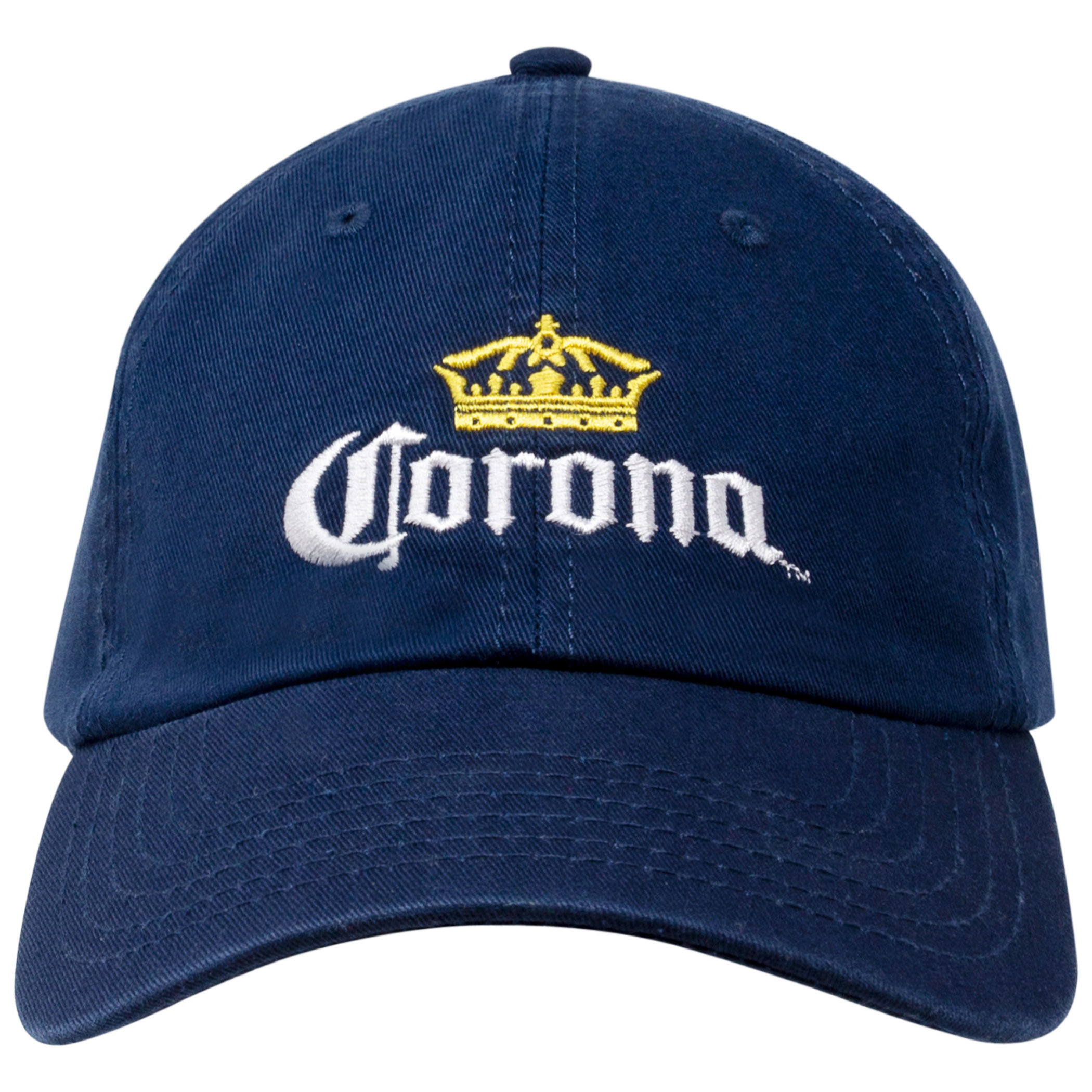 Corona Crown Logo Navy Blue Summer Dad Hat