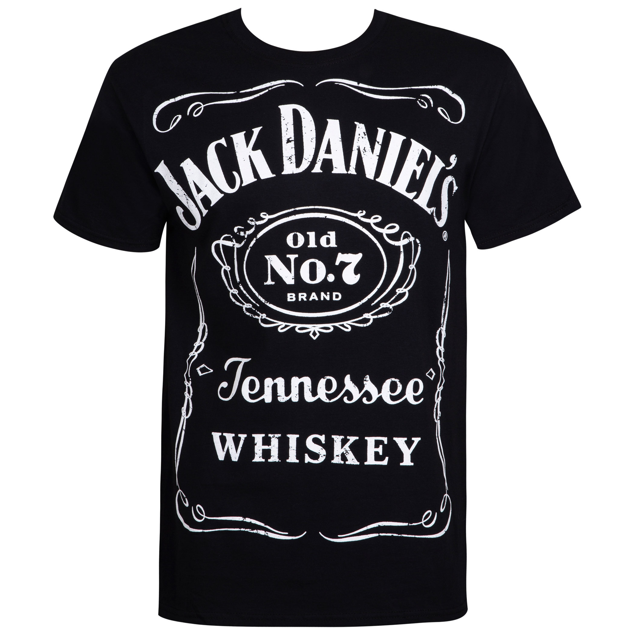 Jack Daniels Men's Black Big Label T-Shirt