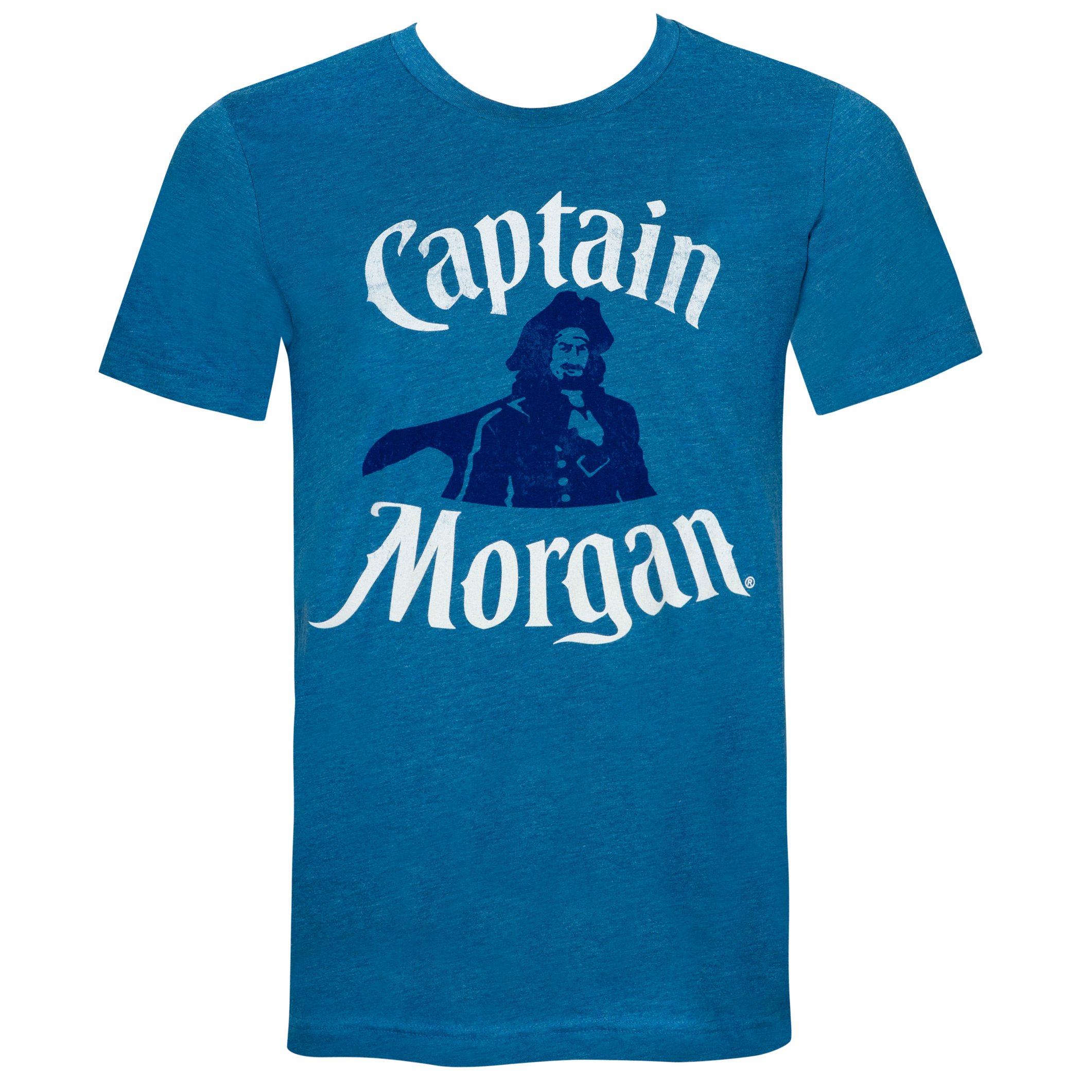 Captain Morgan Men's Teal Portrait T-Shirt