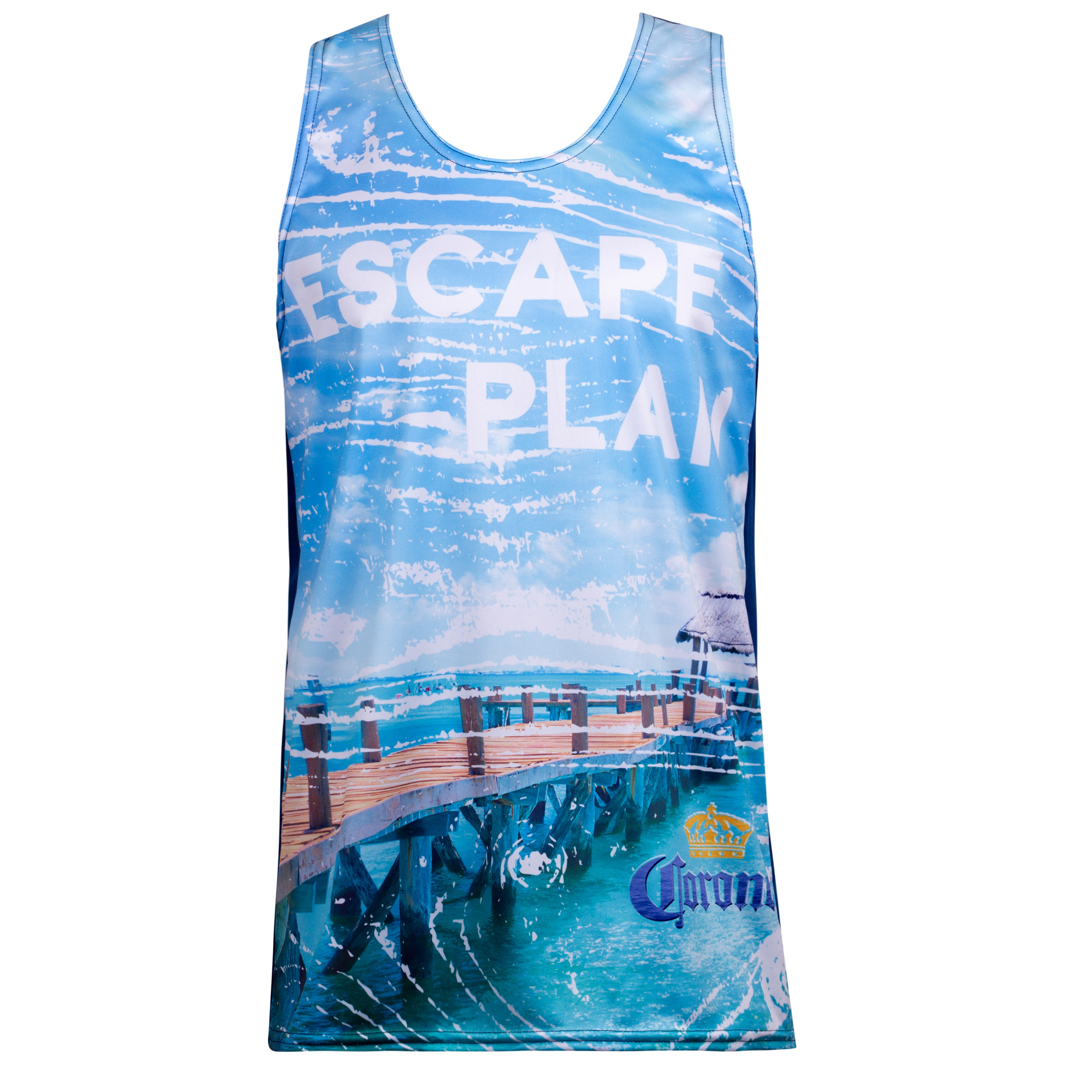 Corona Escape Plan Boardwalk Tank Top Corona Escape Plan Boardwalk Tank Top