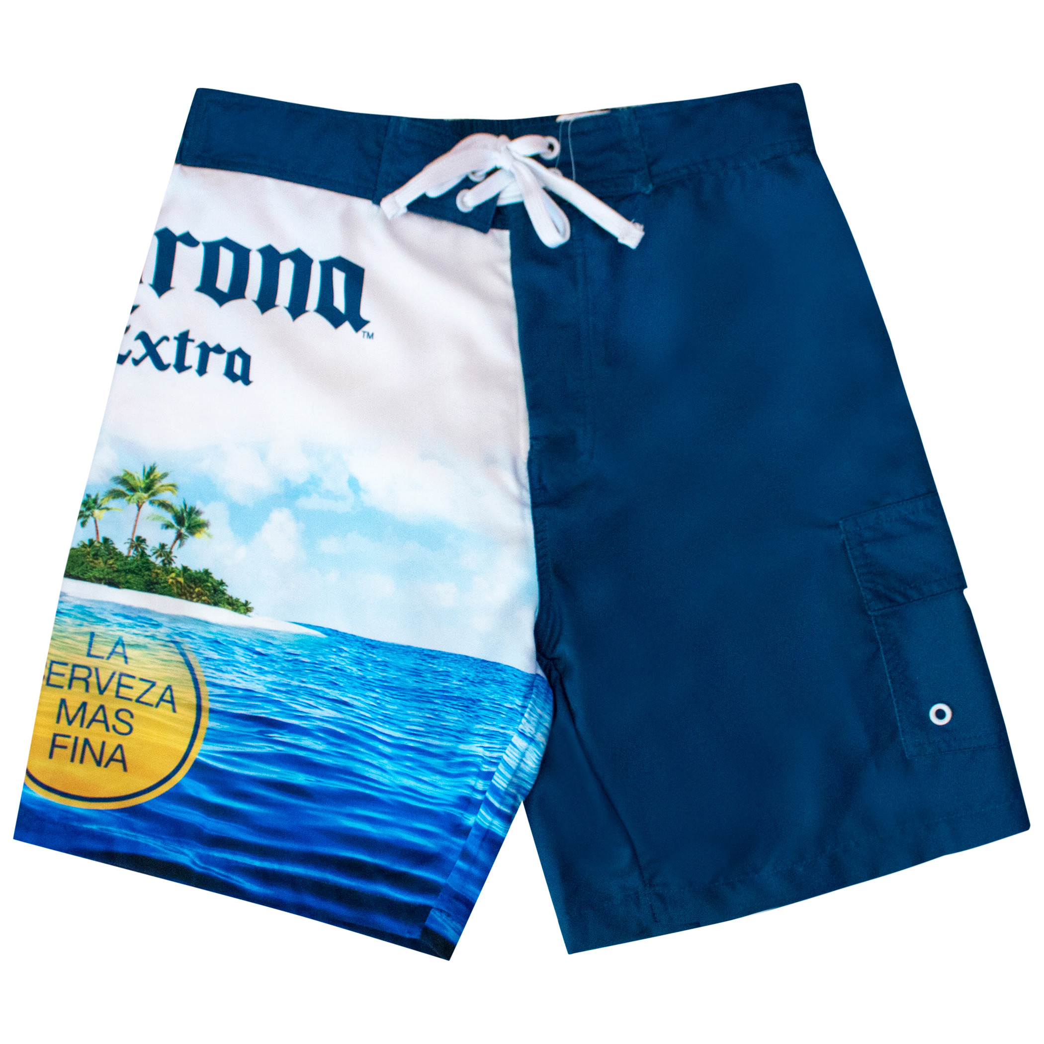 Corona Extra Beach Scene Board Shorts Corona Extra Beach Scene Board Shorts