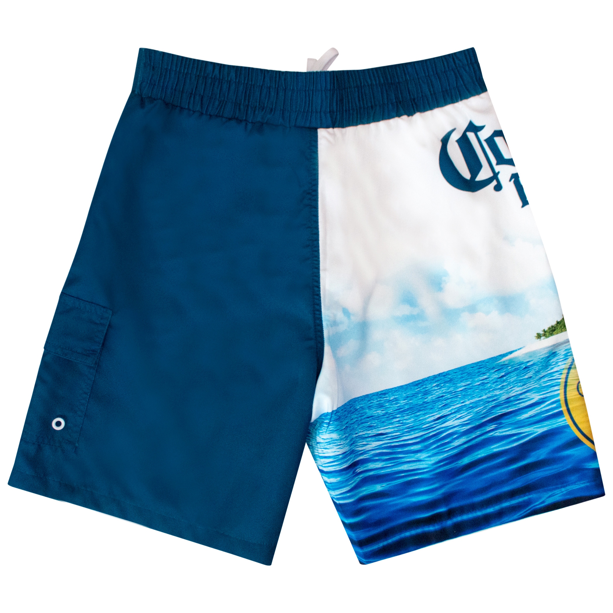 Corona Extra Beach Scene Board Shorts Corona Extra Beach Scene Board Shorts
