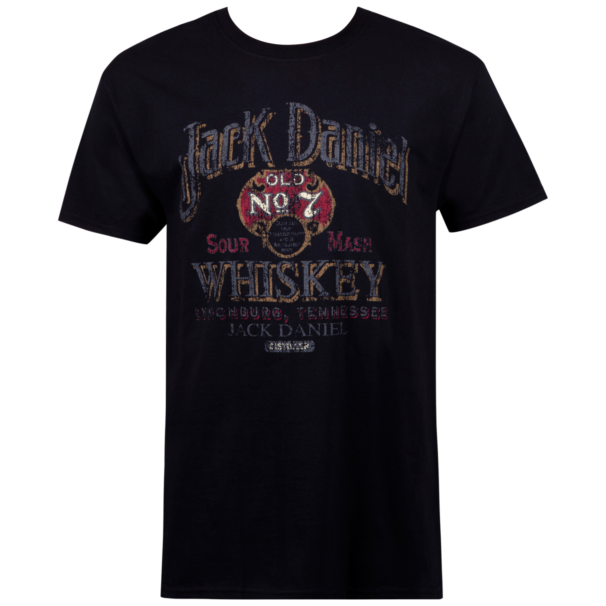 Jack Daniels Sour Mash Vintage Poster Tshirt Jack Daniels Sour Mash Vintage Poster Tshirt