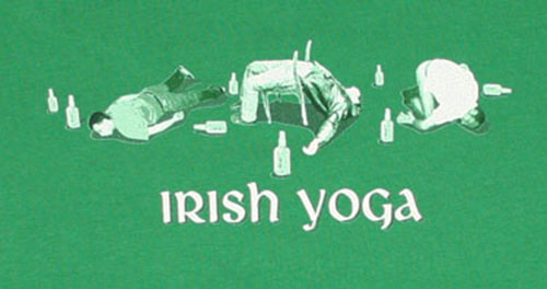 st patricks day yoga picture