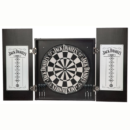 Jack Daniel's Old No. 7 Dartboard Cabinet Set