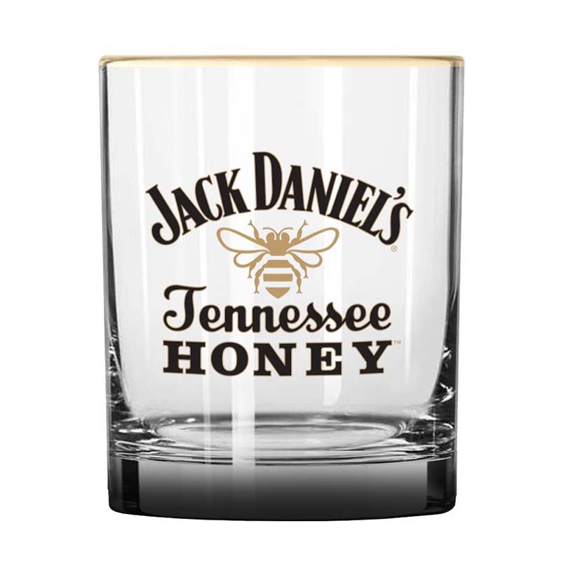 Jack Daniels Clear Tennessee Honey Rocks Glass Jack Daniels Clear Tennessee Honey Rocks Glass