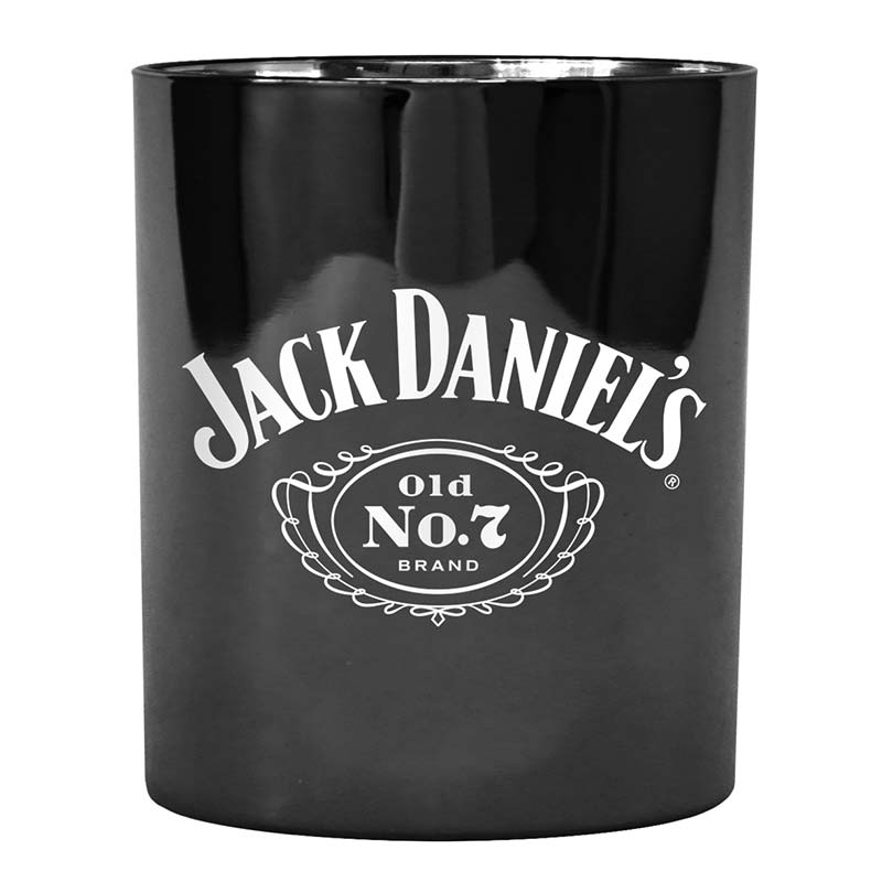 Jack Daniels Black No. 7 Lusterware Rocks Glass Jack Daniels Black No. 7 Lusterware Rocks Glass