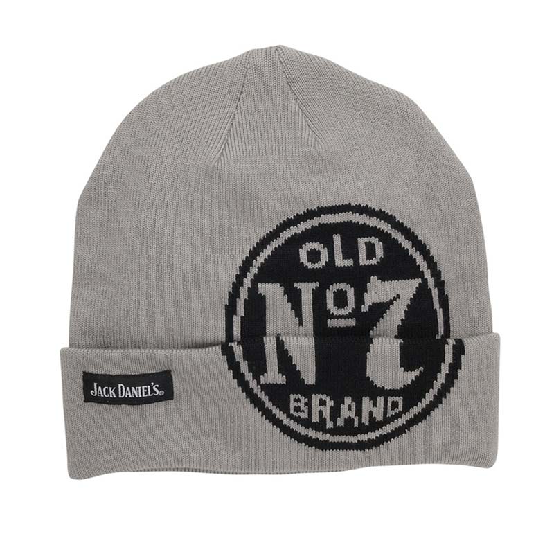 Jack Daniels Grey Old No. 7 Winter Beanie Jack Daniels Grey Old No. 7 Winter Beanie