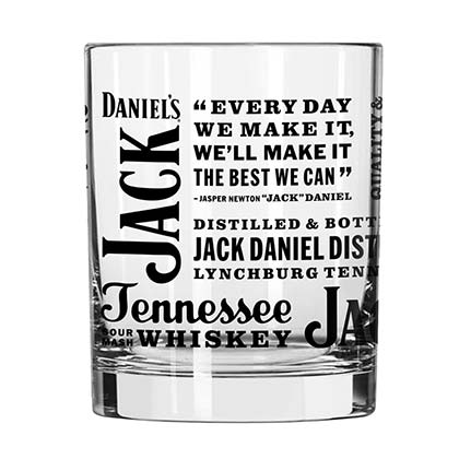 Jack Daniels Spirit Rocks Glass
