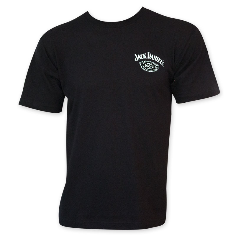 Jack Daniels Men's Black Sour Mash Whiskey T-Shirt Jack Daniels Men's Black Sour Mash Whiskey T-Shirt