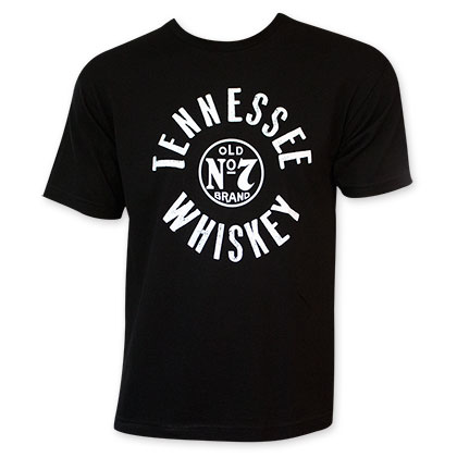 Jack Daniels Tennessee Whiskey Circle Logo T-Shirt