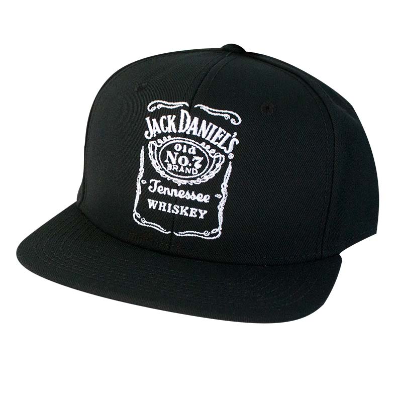 Jack Daniels Tennessee Whiskey Black Snapback Hat Jack Daniels Tennessee Whiskey Black Snapback Hat