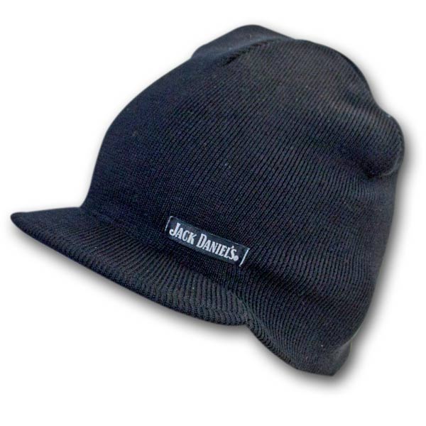 Jack Daniels Knit Winter Brim Beanie Hat Jack Daniels Knit Winter Brim Beanie Hat