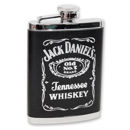 Jack Daniel's Leather 6 Oz. Flask