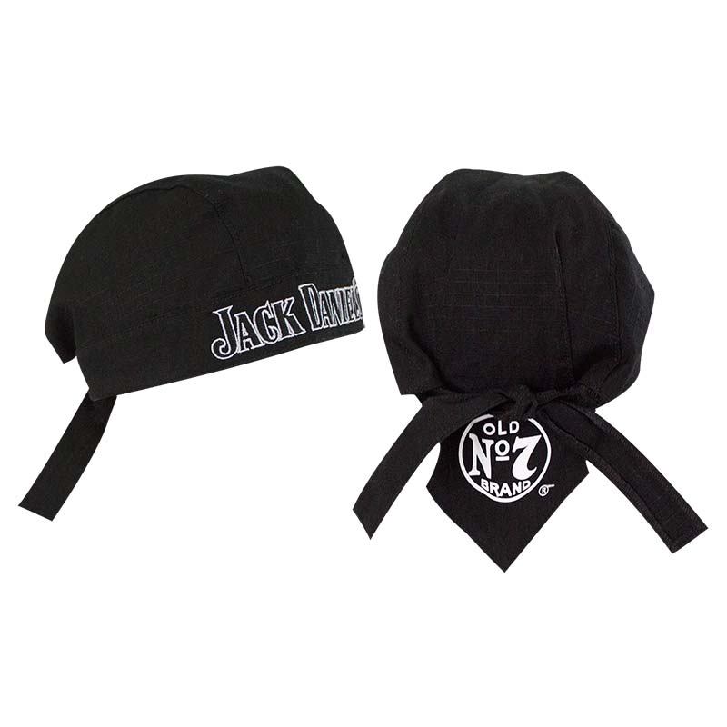 Jack Daniels Embroidered Black Skull Cap Jack Daniels Embroidered Black Skull Cap