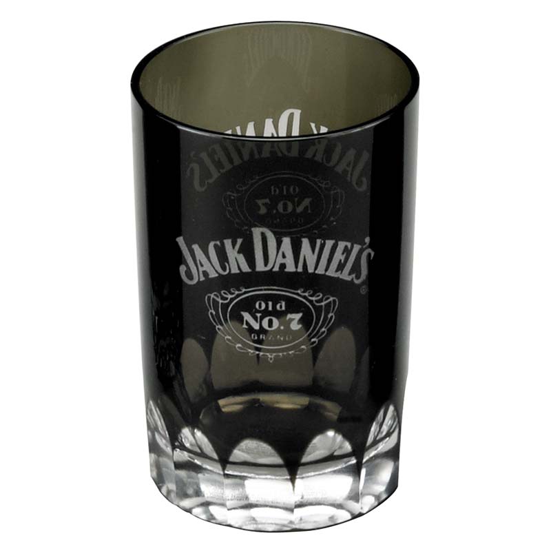Jack Daniels Old No. 7 Faceted Black Shot Glass Jack Daniels Old No. 7 Faceted Black Shot Glass