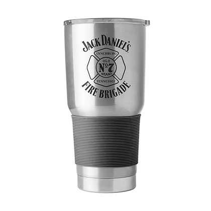 Jack Daniel's Fire Brigade Old No. 7 30oz Stainless Steel Travel Mug