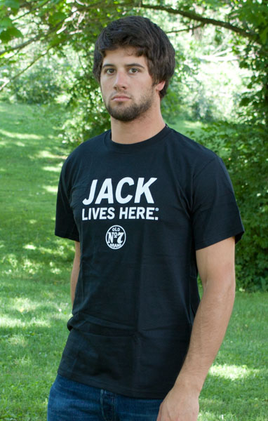 Jack Daniel's 'Jack Lives Here' Old. No 7 Logo Tshirt Jack Daniel's 'Jack Lives Here' Old. No 7 Logo Tshirt