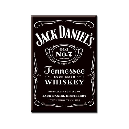 Jack Daniels Bottle Label Logo Magnet