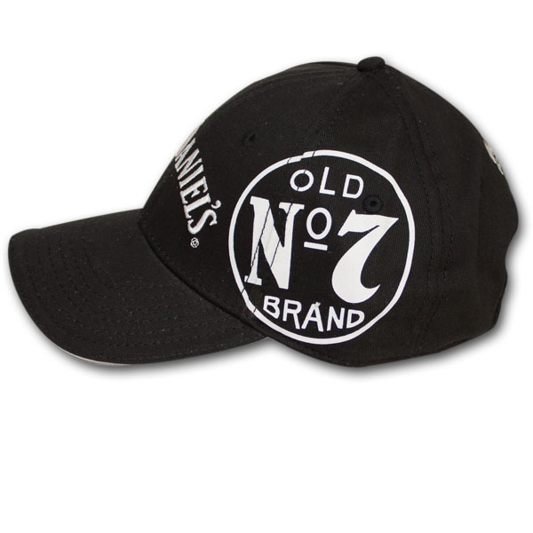 Jack Daniel's Old No. 7 Side Logo Adjustable Black Hat Jack Daniel's Old No. 7 Side Logo Adjustable Black Hat