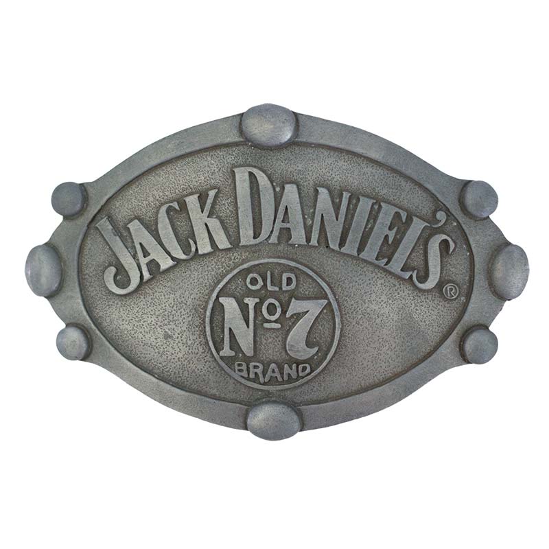 Jack Daniels Riveted Oval Belt Buckle Jack Daniels Riveted Oval Belt Buckle