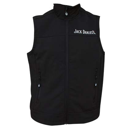 Jack Daniel's Softshell Men's Black Vest