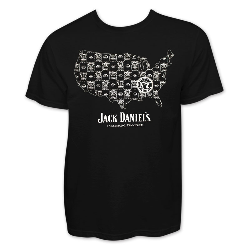 Jack Daniel's Made In The USA Black T-Shirt Jack Daniel's Made In The USA Black T-Shirt