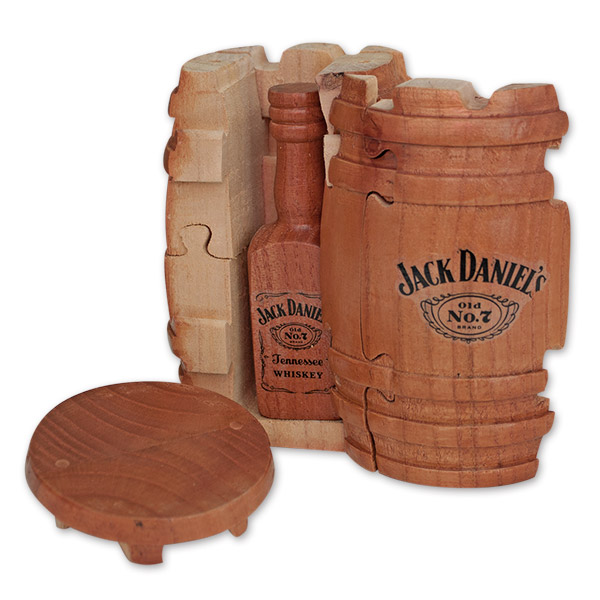 Jack Daniel's Whiskey Barrel Wooden Puzzle Jack Daniel's Whiskey Barrel Wooden Puzzle