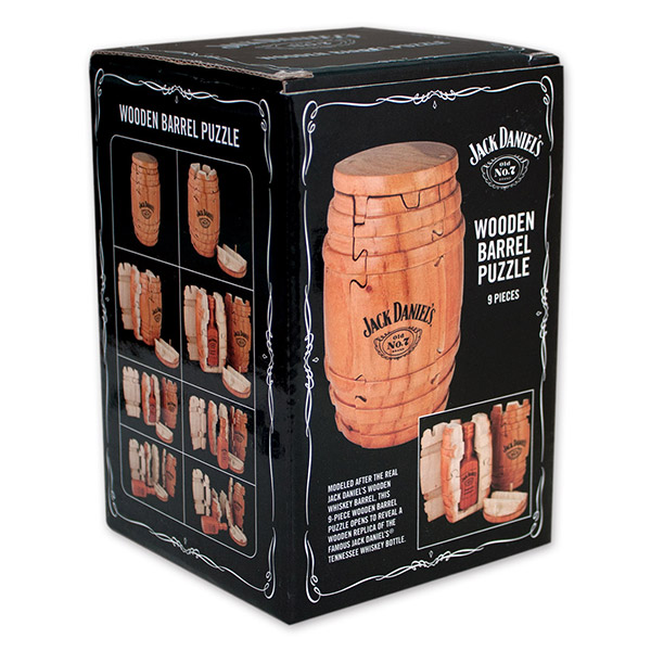 Jack Daniel's Whiskey Barrel Wooden Puzzle Jack Daniel's Whiskey Barrel Wooden Puzzle