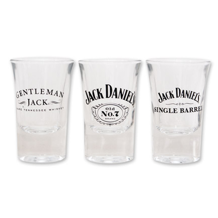 Jack Daniel's Brand 3-Pack Shotglasses