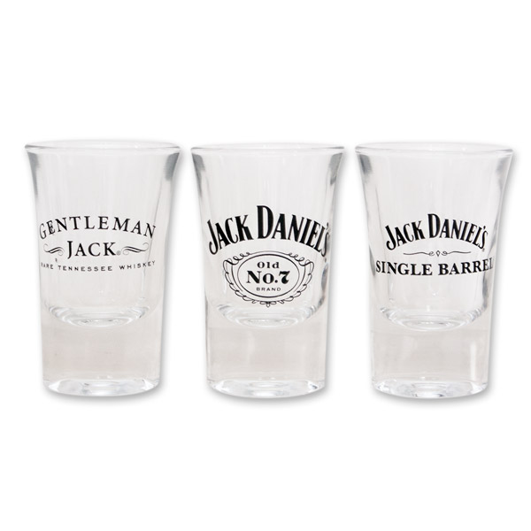Jack Daniel's Labels & Logos Shot Glasses Jack Daniel's Labels & Logos Shot Glasses