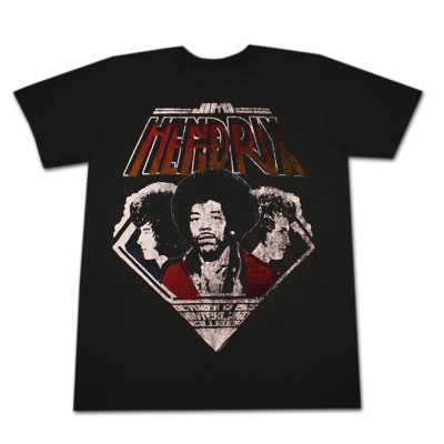 Jimi Hendrix Winterland Ballroom Black Graphic T Shirt