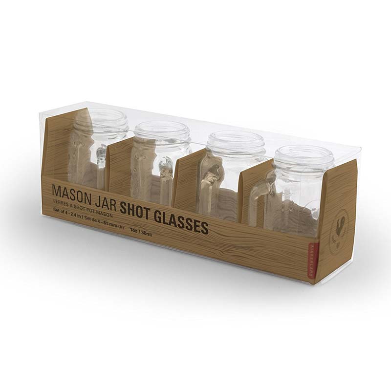 Mason Jar Shot Glass Four Pack Mason Jar Shot Glass Four Pack