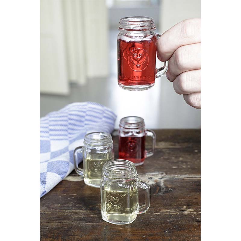 Mason Jar Shot Glass Four Pack Mason Jar Shot Glass Four Pack