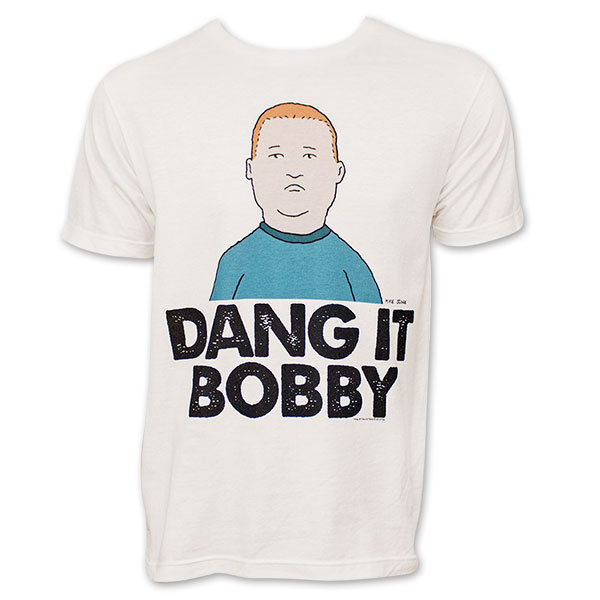 King Of The Hill Cream Dang It Bobby Tee Shirt