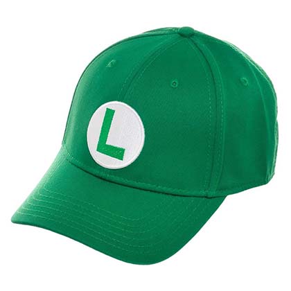 Nintendo Super Mario Bros. Luigi Flex Fit Green Men's Hat
