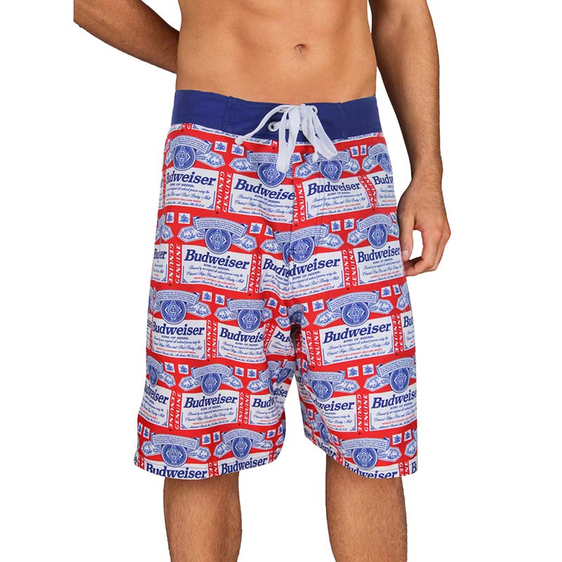 Budweiser Men's Repeating Label Board Shorts