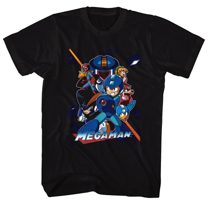Mega Man Team Tshirt