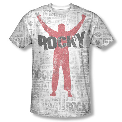 Rocky News Press White Sublimation T-Shirt
