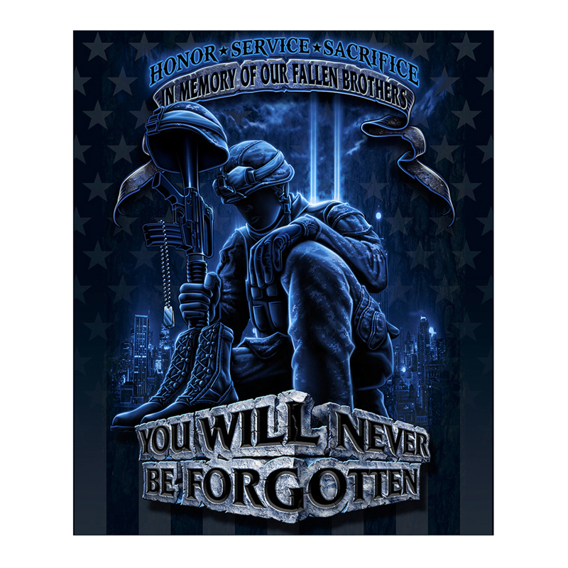 Never Forget 50x60 Fleece Blanket Never Forget 50x60 Fleece Blanket