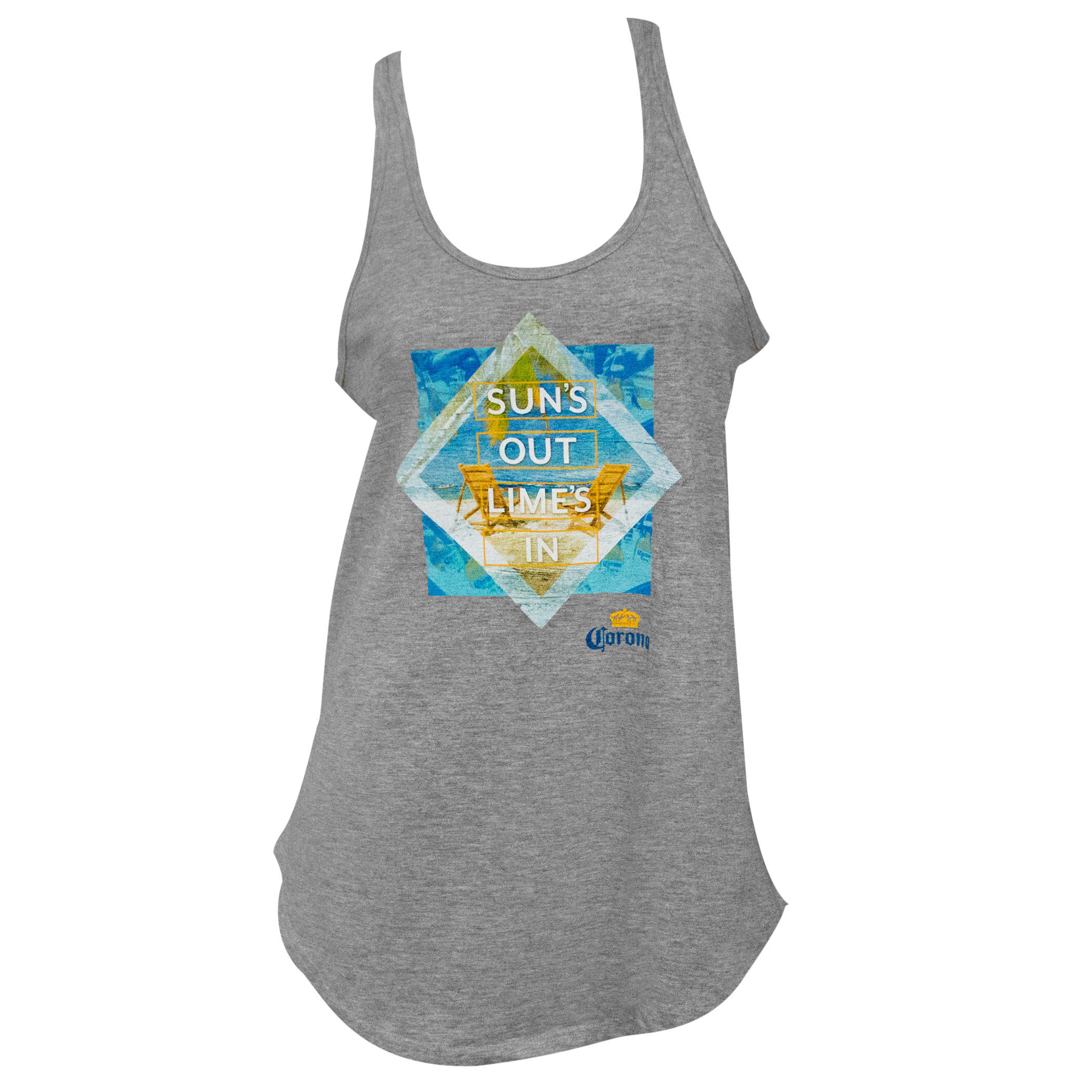 Corona Extra Grey Sun's Out Women's Tank Top Corona Extra Grey Sun's Out Women's Tank Top