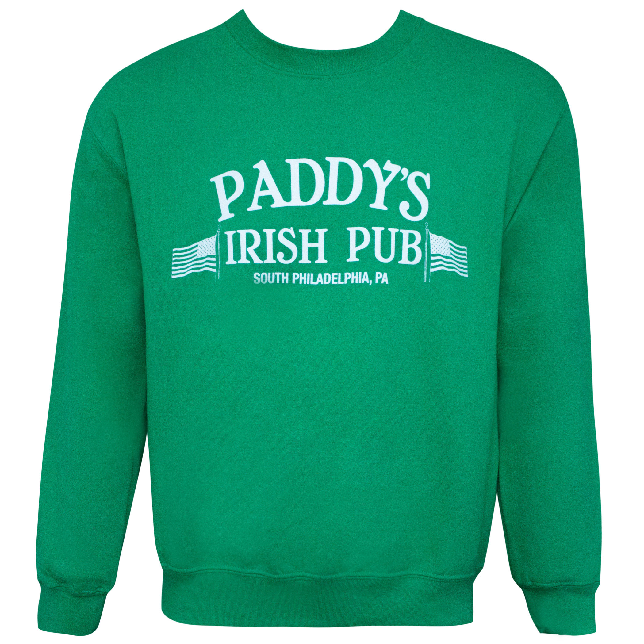 It's Always Sunny Men's Green Paddy's Pub Crewneck Sweatshirt It's Always Sunny Men's Green Paddy's Pub Crewneck Sweatshirt