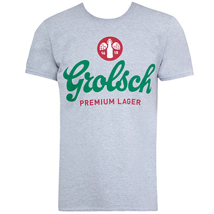 Grolsch Logo Grey Tee Shirt