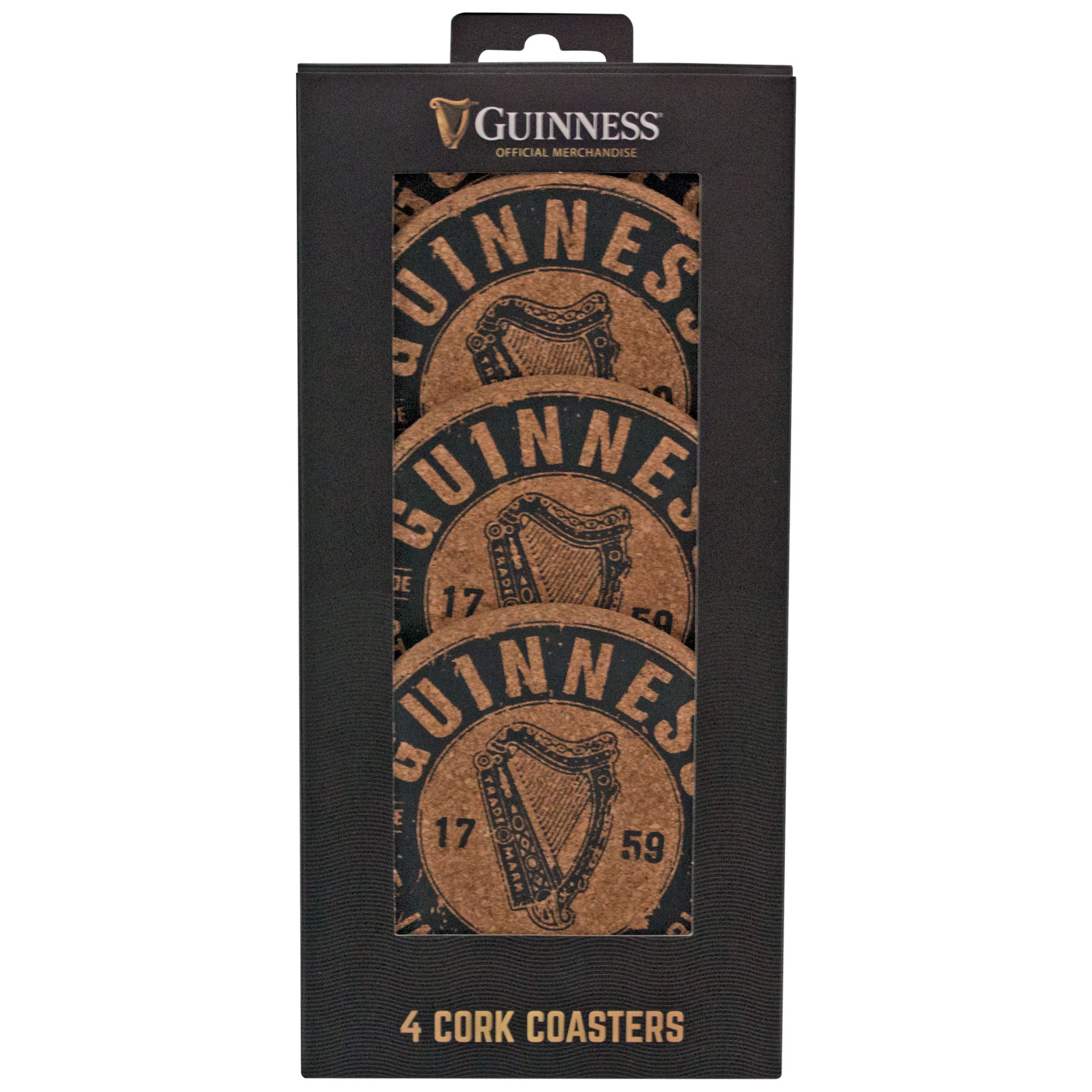 Guinness 4 Cork Coaster Set Guinness 4 Cork Coaster Set